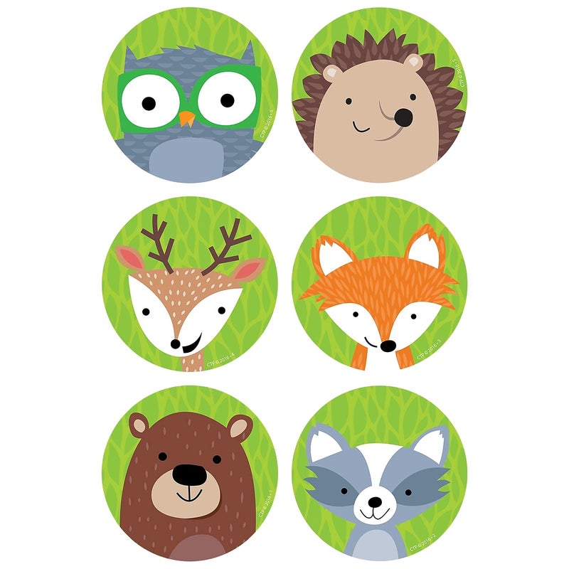 Creative Teaching Press CTP Woodland Friends 3" Designer Cut-Outs, Set of 36 accents, 3â€ Each (Creative Teaching Press 8082) - Image 2
